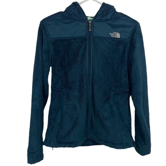 The North Face Teal Oso Fleece Full Zip Jacket - Picture 1 of 3
